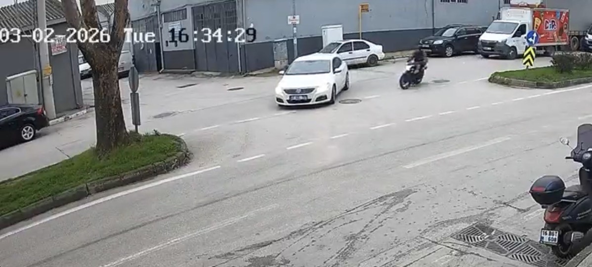 bursada motosiklet surucusu olumden boyle dondu 1
