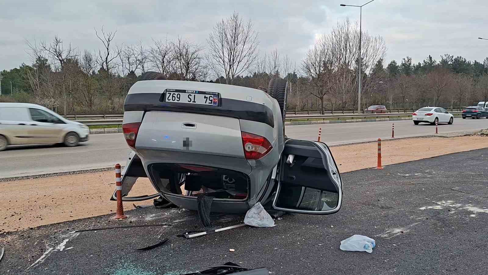 bursada otomobil takla atti sans eseri yaralanan olmadi 4 eVng1tb1