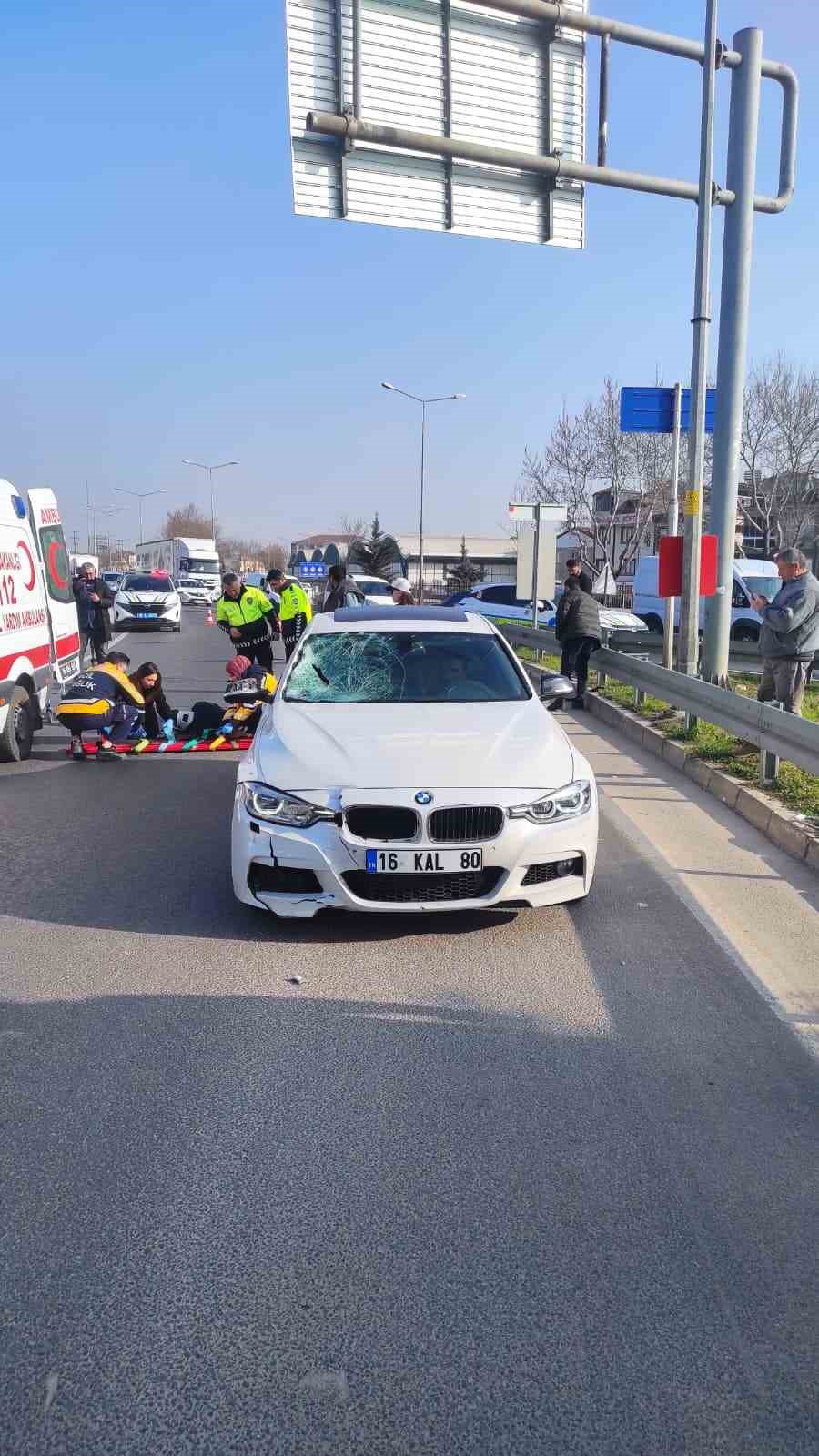 bursada otomobilin carptigi yaya agir yaralandi 1 WdXPRqsW