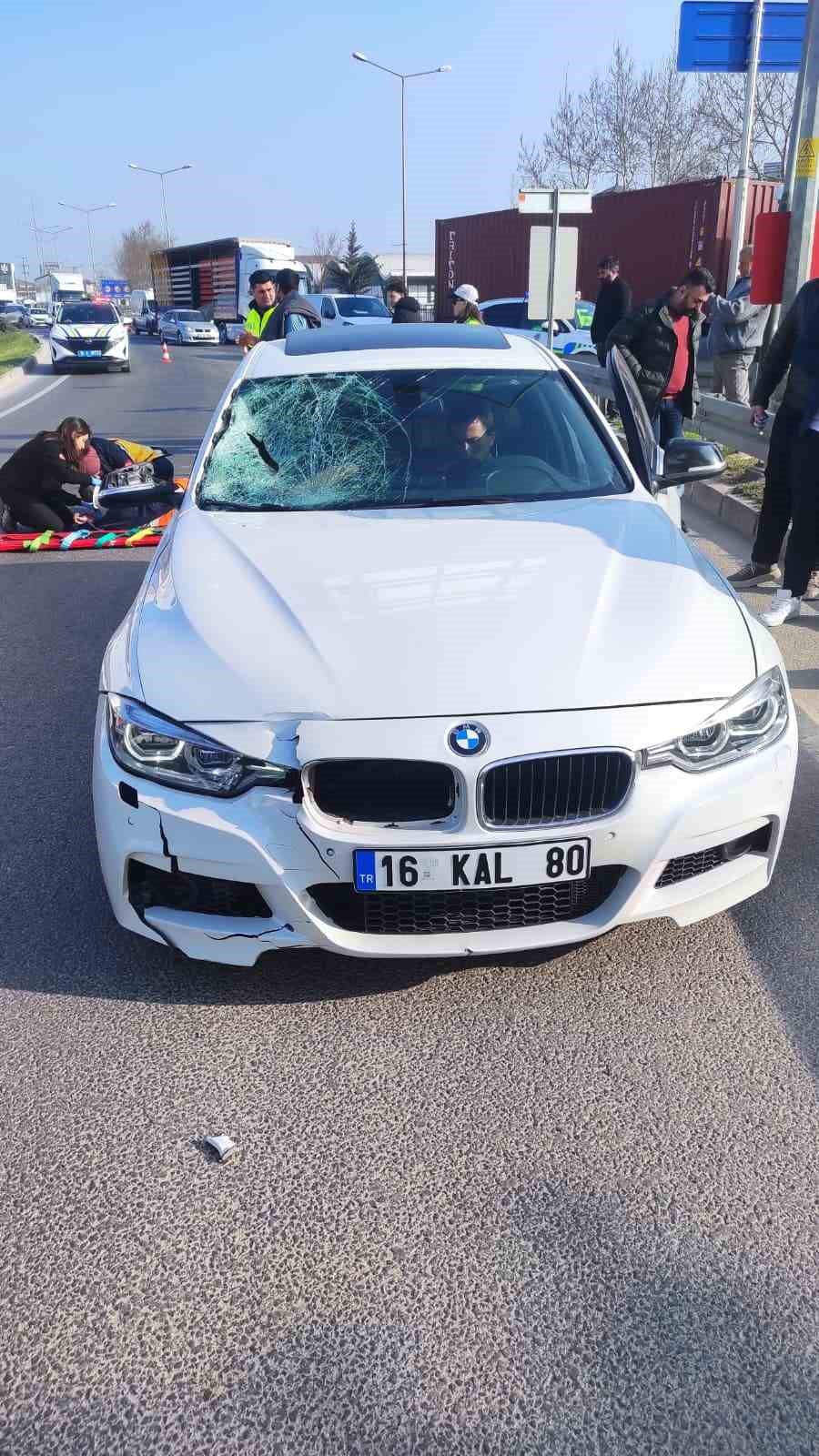 bursada otomobilin carptigi yaya agir yaralandi 2 TnRnHFuL