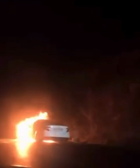 bursada otomobiller alev topuna dondu 3