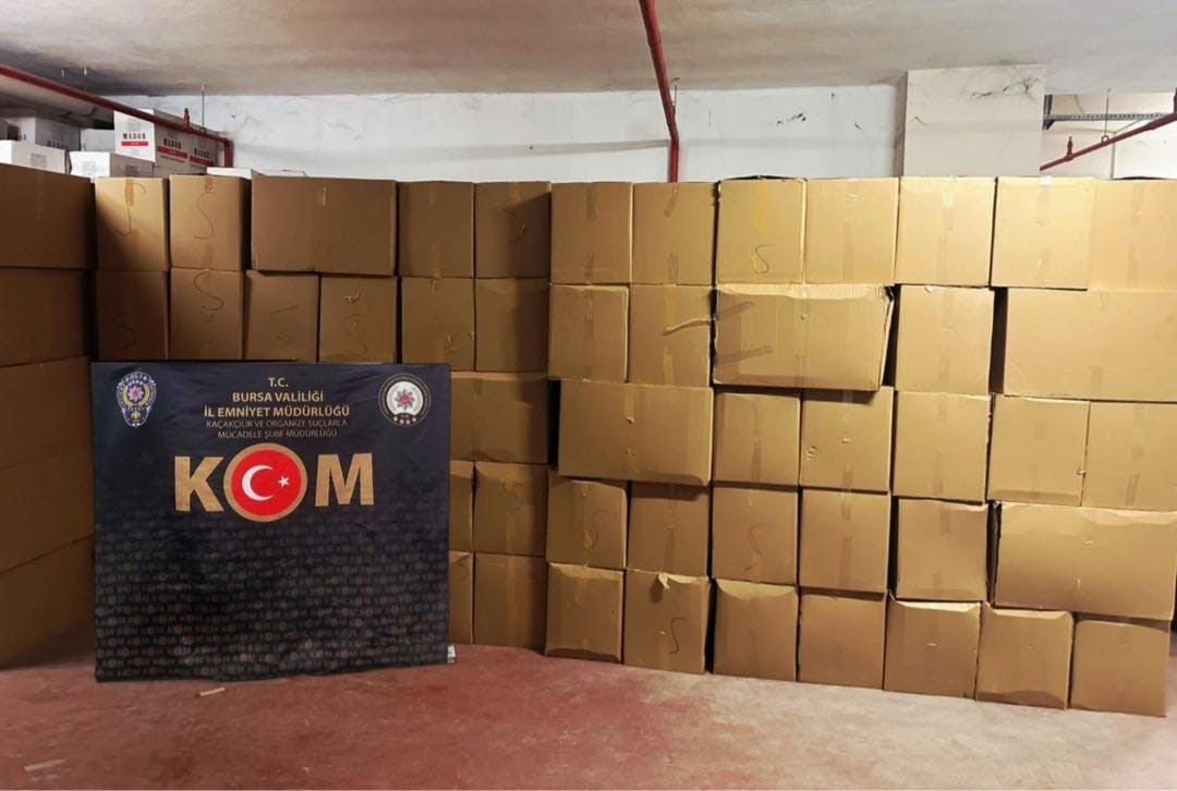 bursada rekor kacak makaron operasyonu 0 QesCLgCW