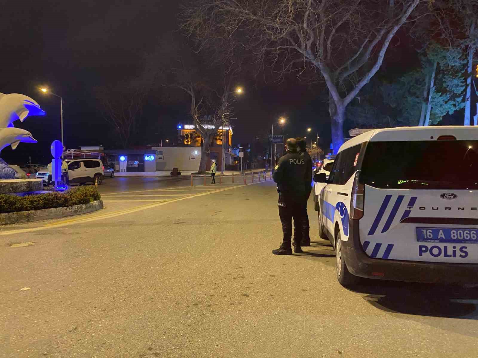 bursada trafikte gece denetimi 1
