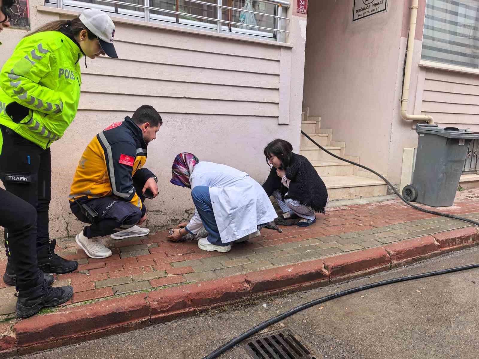 bursada yanginda can pazaricocuklar tahliye edildi kediler kurtarildi 2 H7TatAd5