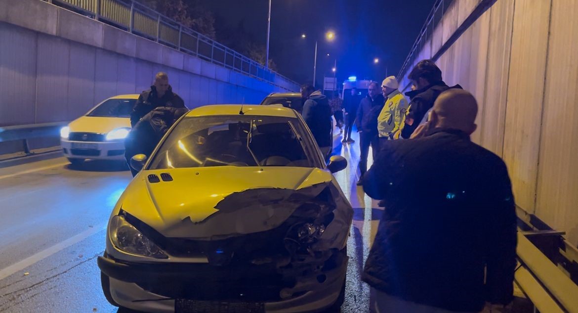 bursada zincirleme trafik kazasi sonrasi kavga cikti 3 ZTIhIOJY
