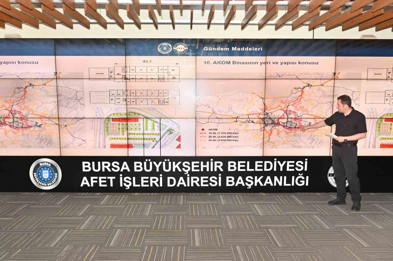 bursanin afet plani akomda masaya yatirildi 0 yUDeIbn4