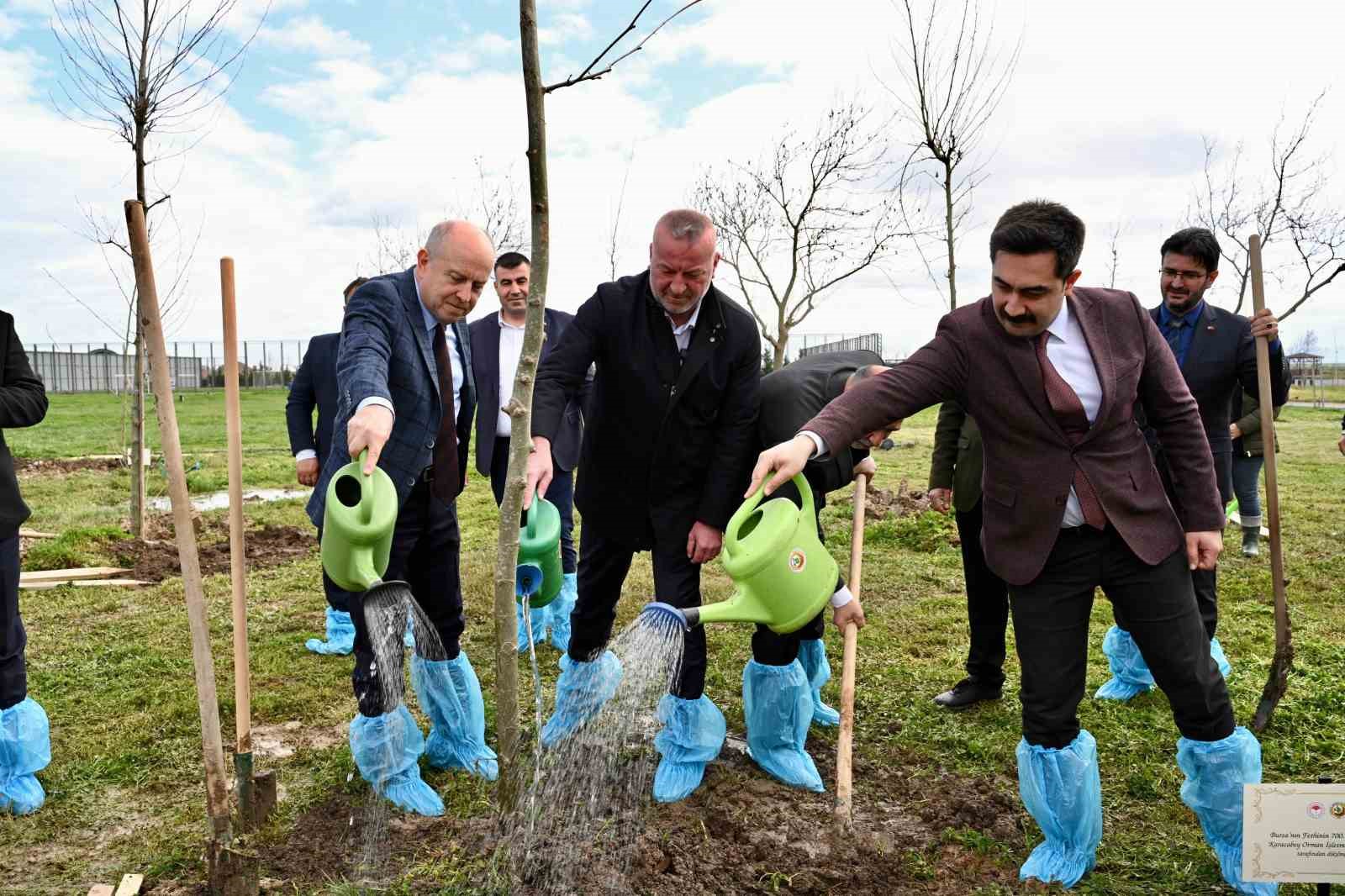bursanin fethinin 700uncu yilinda karacabeyde fidanlar toprakla bulustu 1