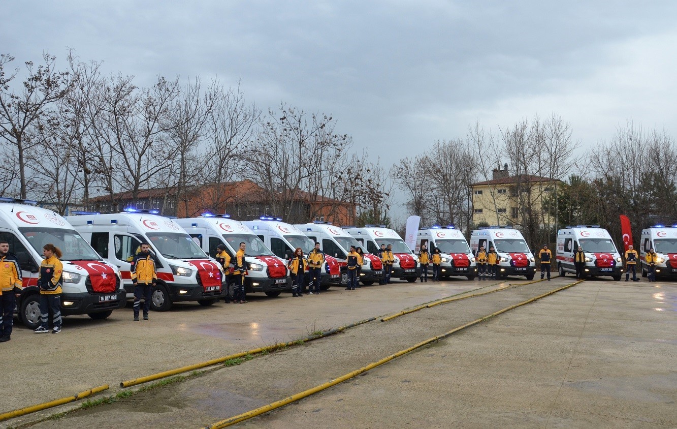 bursaya 17 yeni 112 acil ambulansi 5 T91XHFZL