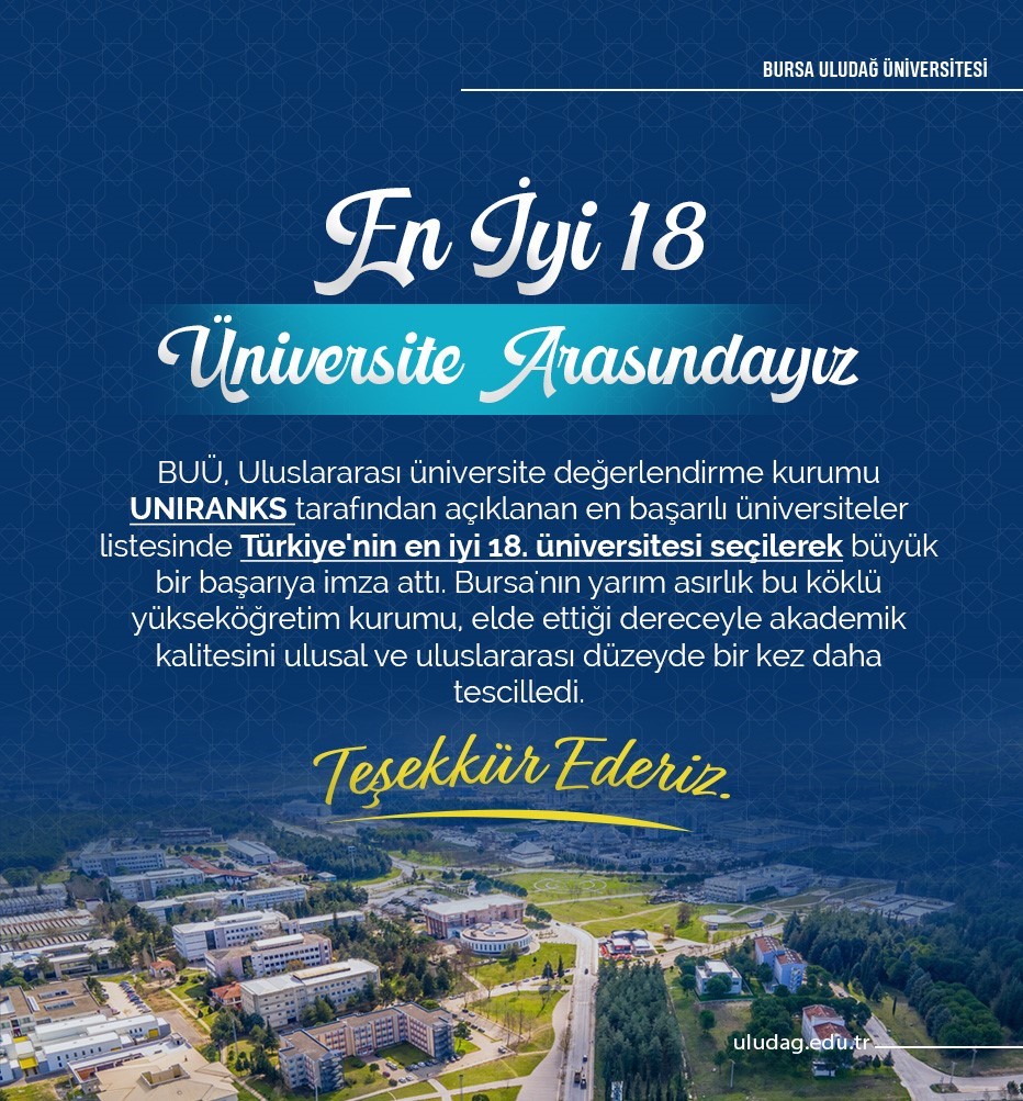 buu turkiyenin en iyi 18 universitesi arasinda yer aldi 2 kgRNRfHw