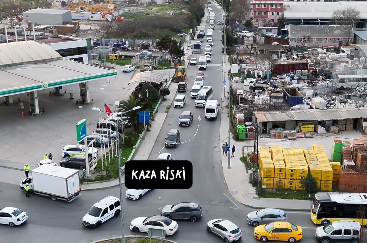 buyukcekmecede serit ihlali yapan suruculere dron destekli uygulama 1 D3lypHAS