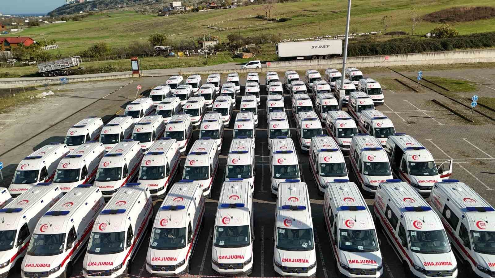 buyuksehir belediyesinden samsuna 100 ambulans 0 caQQyLuv