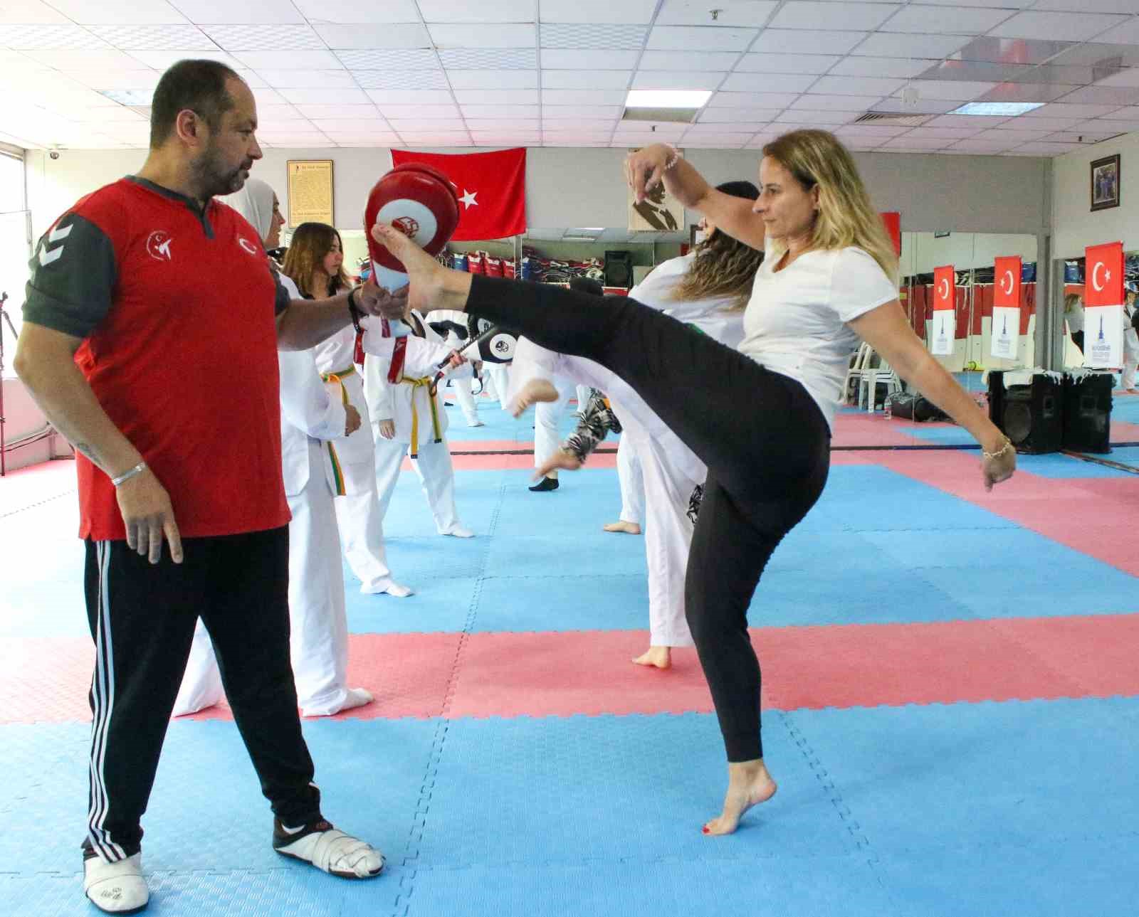 buyuksehirin tekvando kursuna kadinlardan yogun ilgi 2