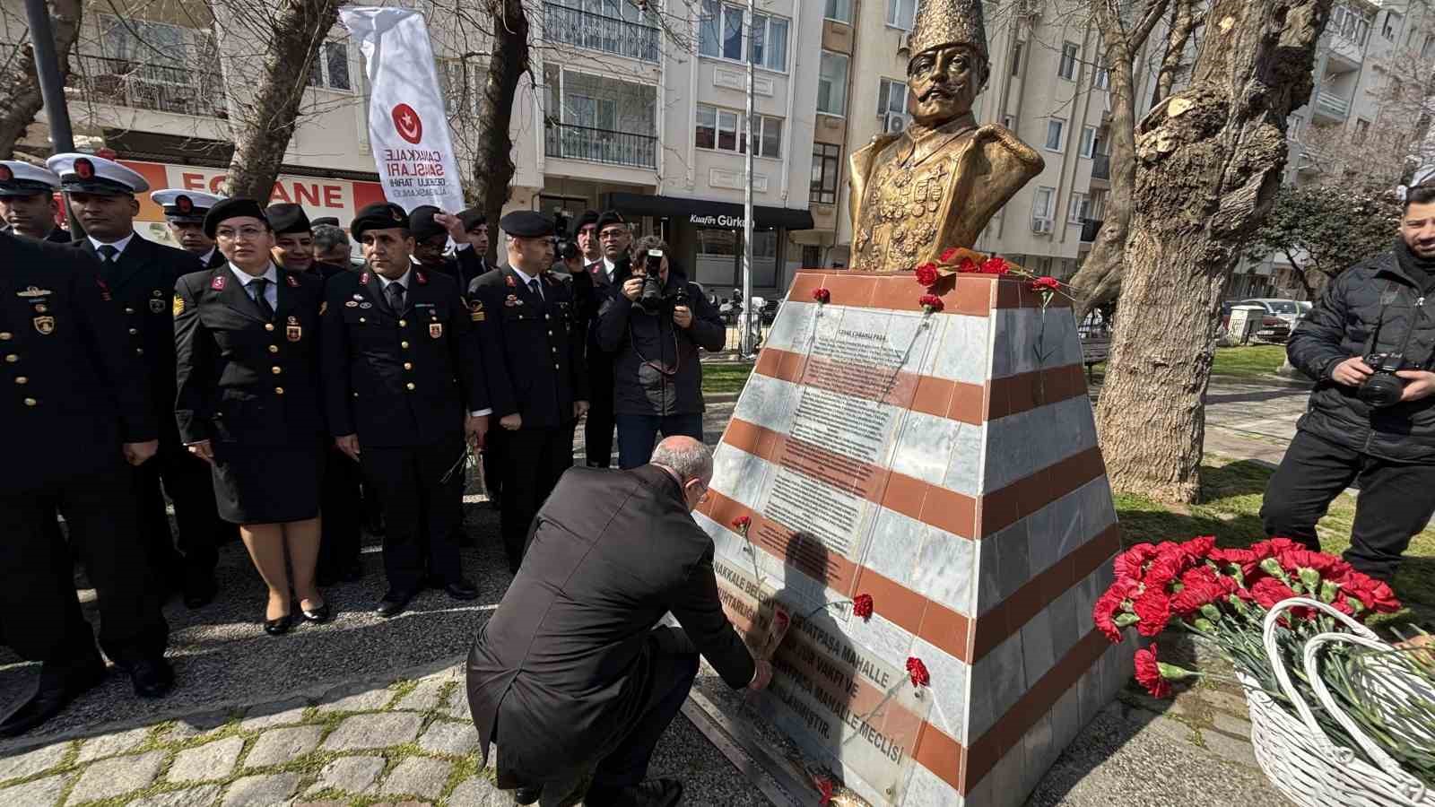 canakkale savaslari kahramanlarinda mustahkem mevki komutani cevat pasa torenle anildi 2