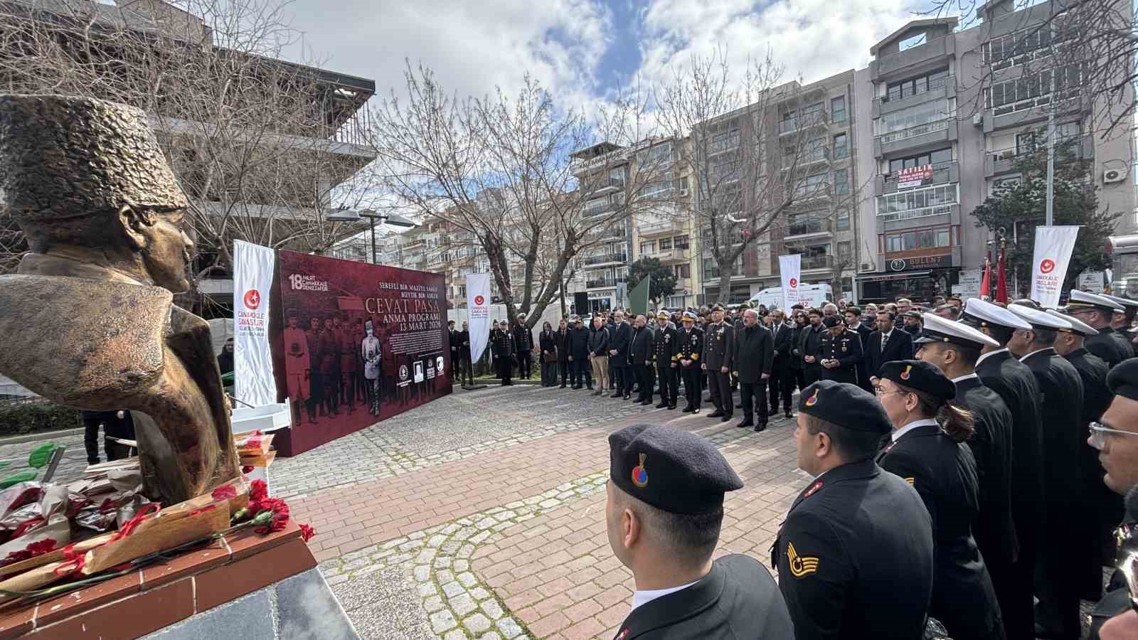 canakkale savaslari kahramanlarinda mustahkem mevki komutani cevat pasa torenle anildi 9 NYYKgWh7
