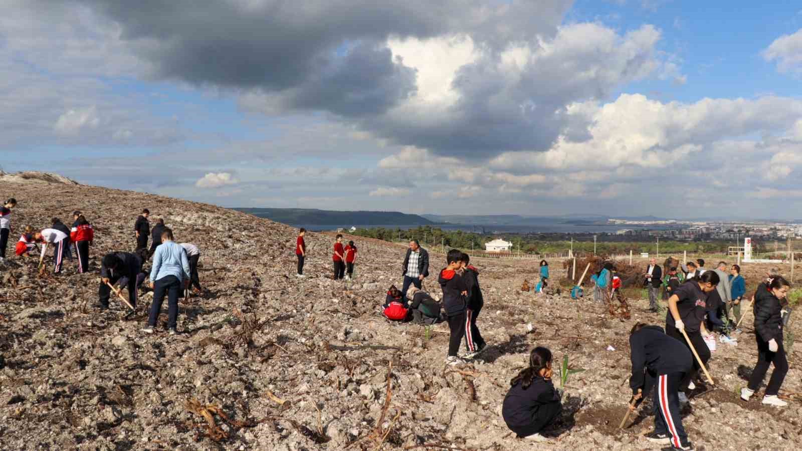 canakkale ve gazze sehitleri icin fidanlar toprakla bulustu 1 LeLJpfce