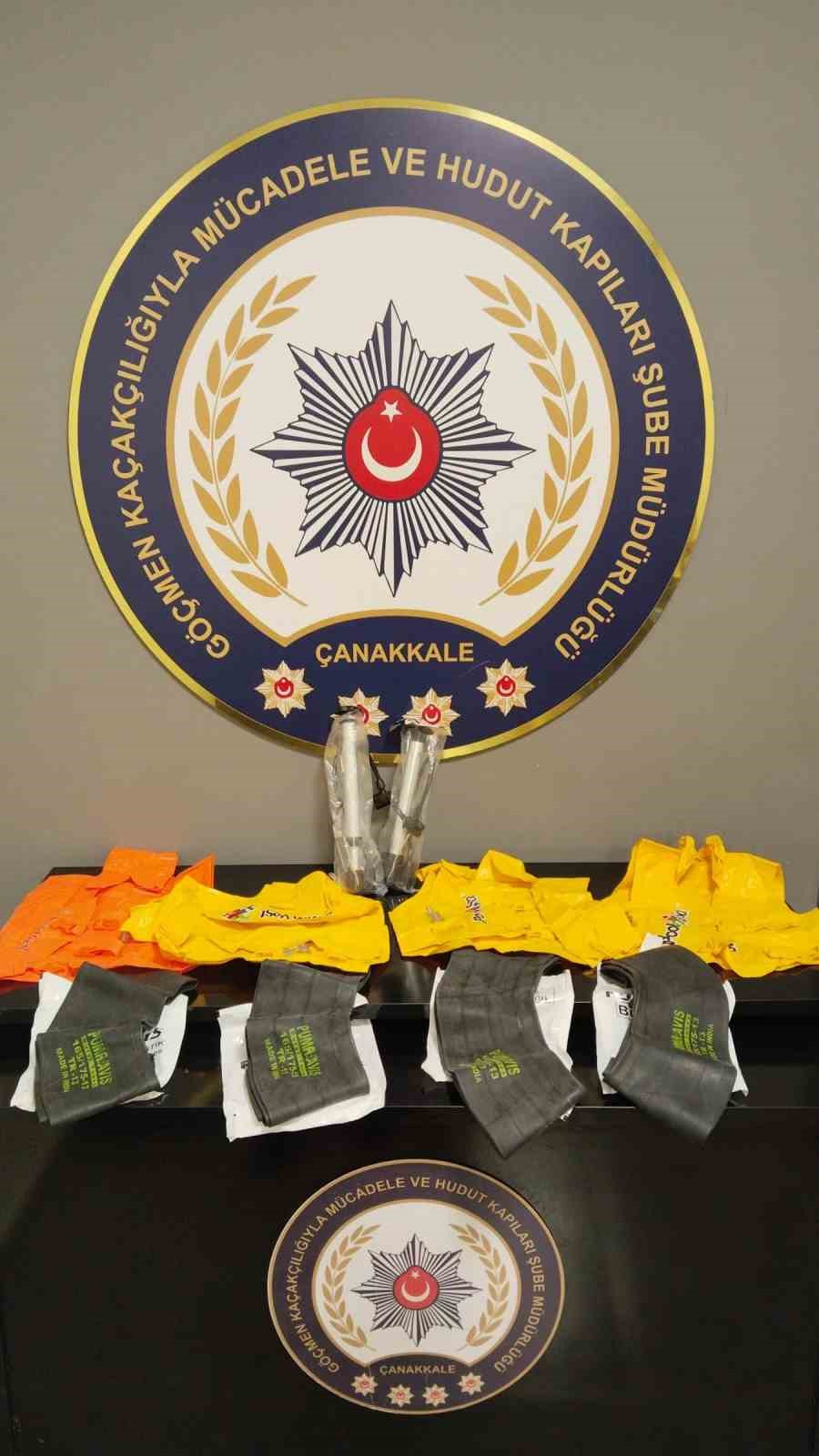 canakkalede 23 duzensiz gocmen yakalandi 3 organizator tutuklandi 0 XZX7msi6