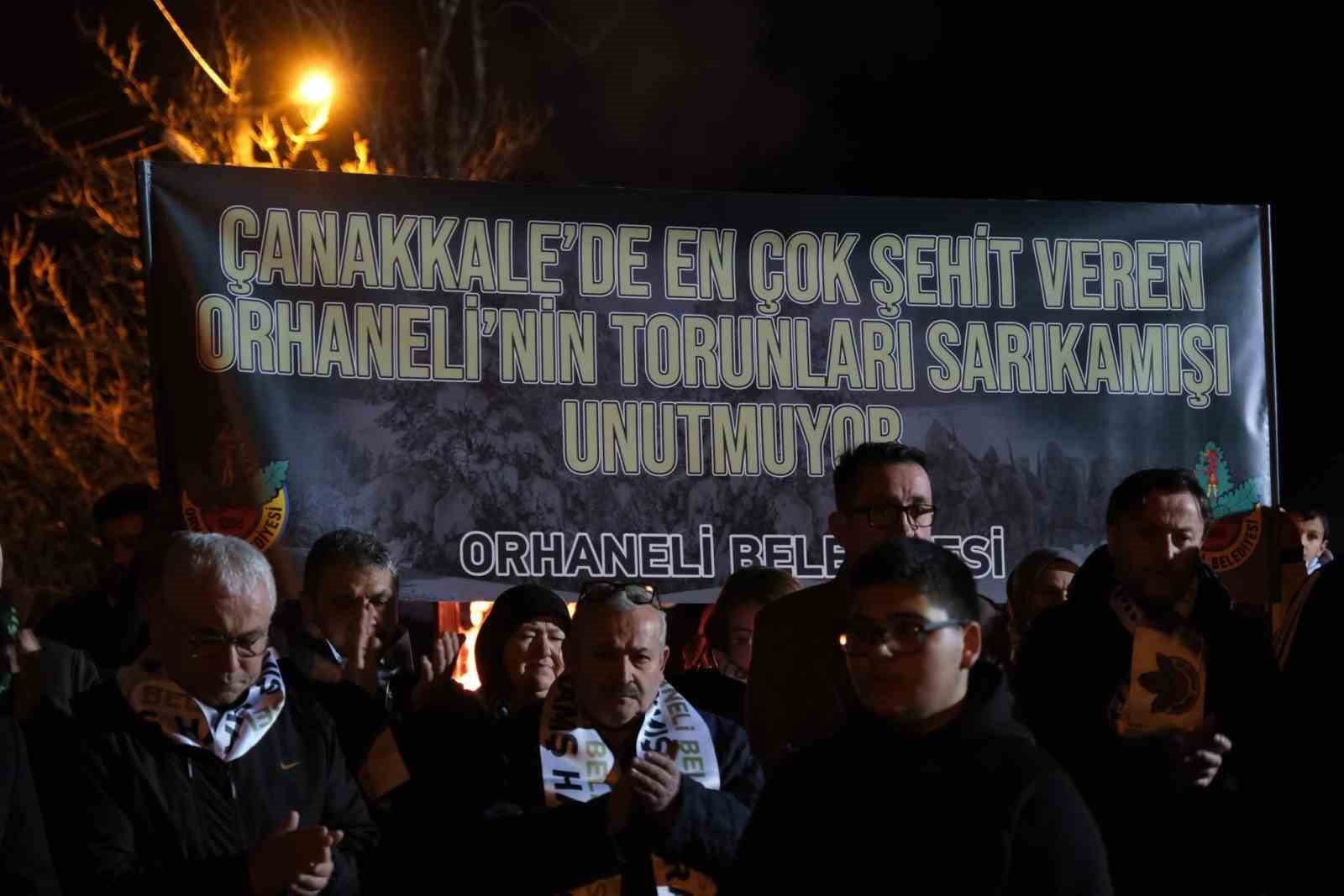 canakkalede en cok sehit veren ilce orhanelinin torunlari sarikamis sehitlerini andi 0 rHcs6Hde