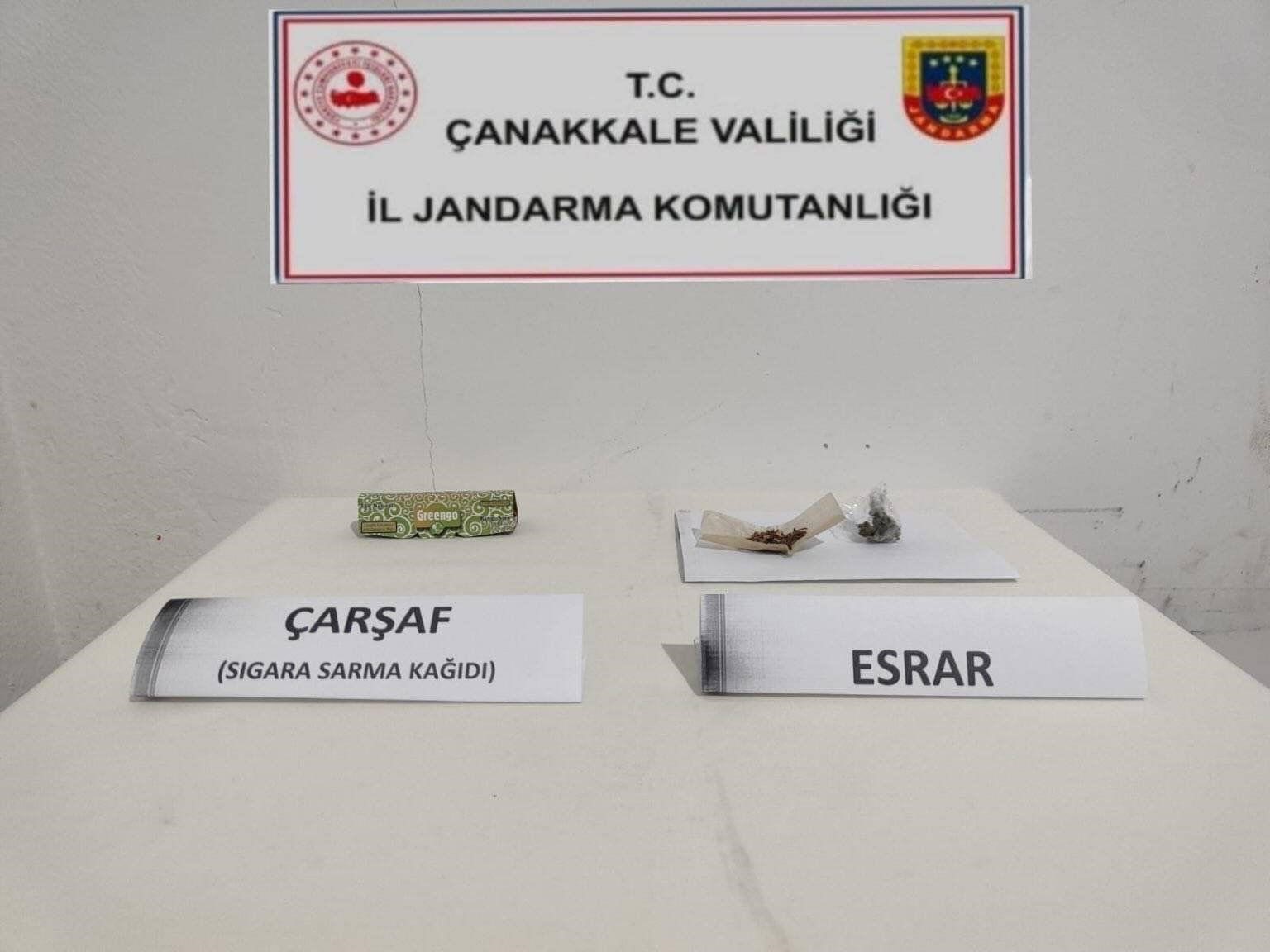 canakkalede uyusturucu operasyonlarina 1 tutuklama 1