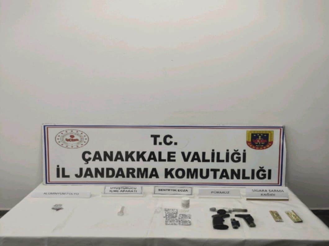 canakkalede uyusturucu operasyonu 1 tutuklama 3