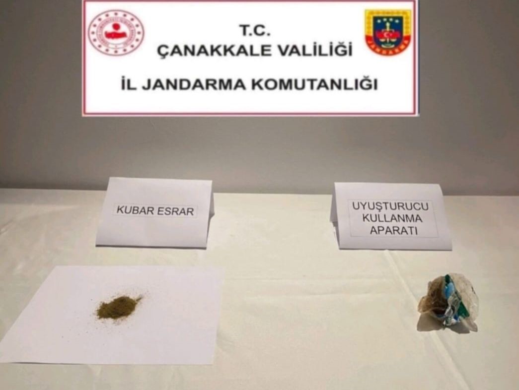 canakkalede uyusturucu operasyonu 1 tutuklama 4