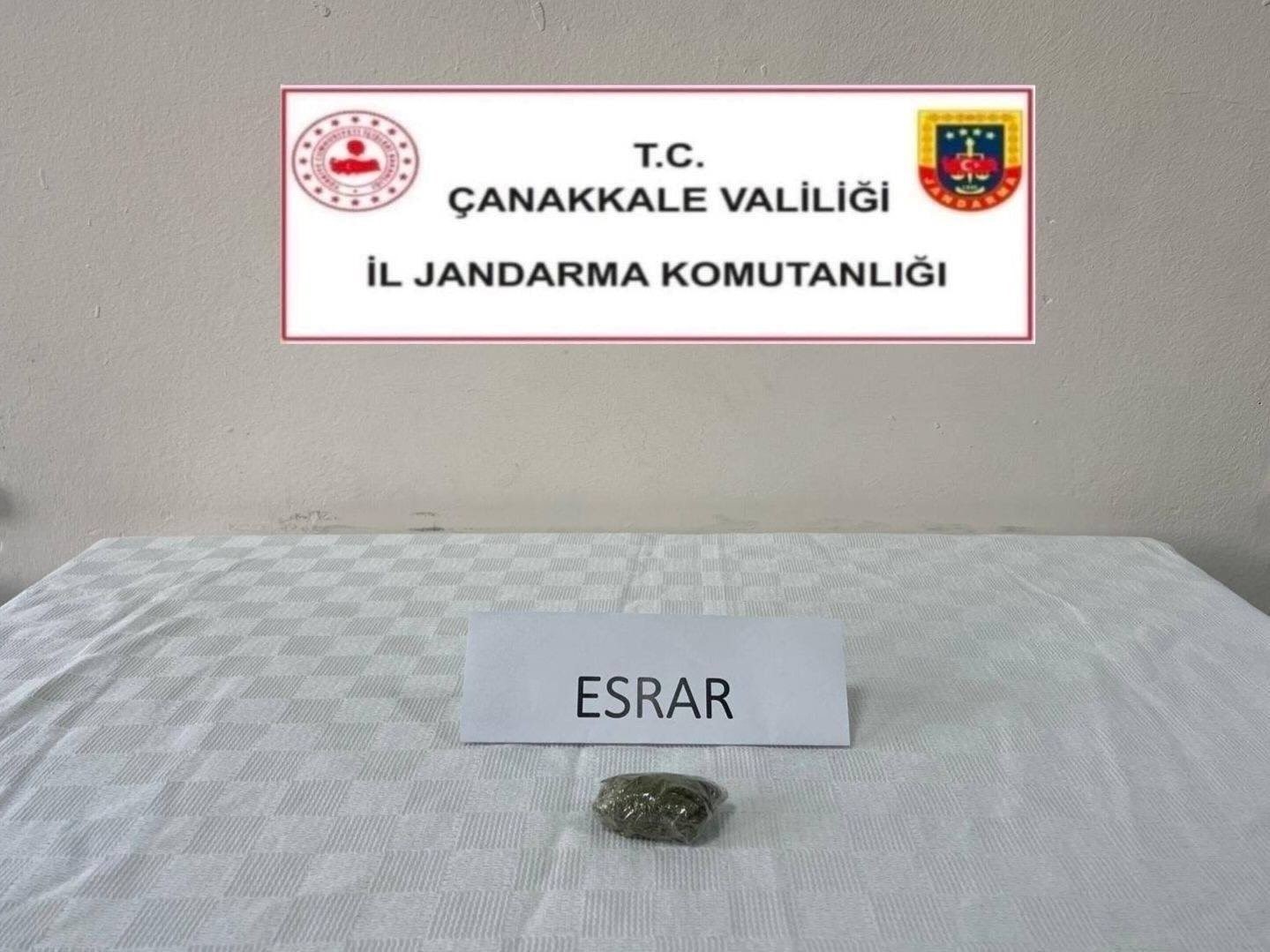 canakkalede uyusturucu operasyonu 2 supheli tutuklandi 1 CaIqhODK