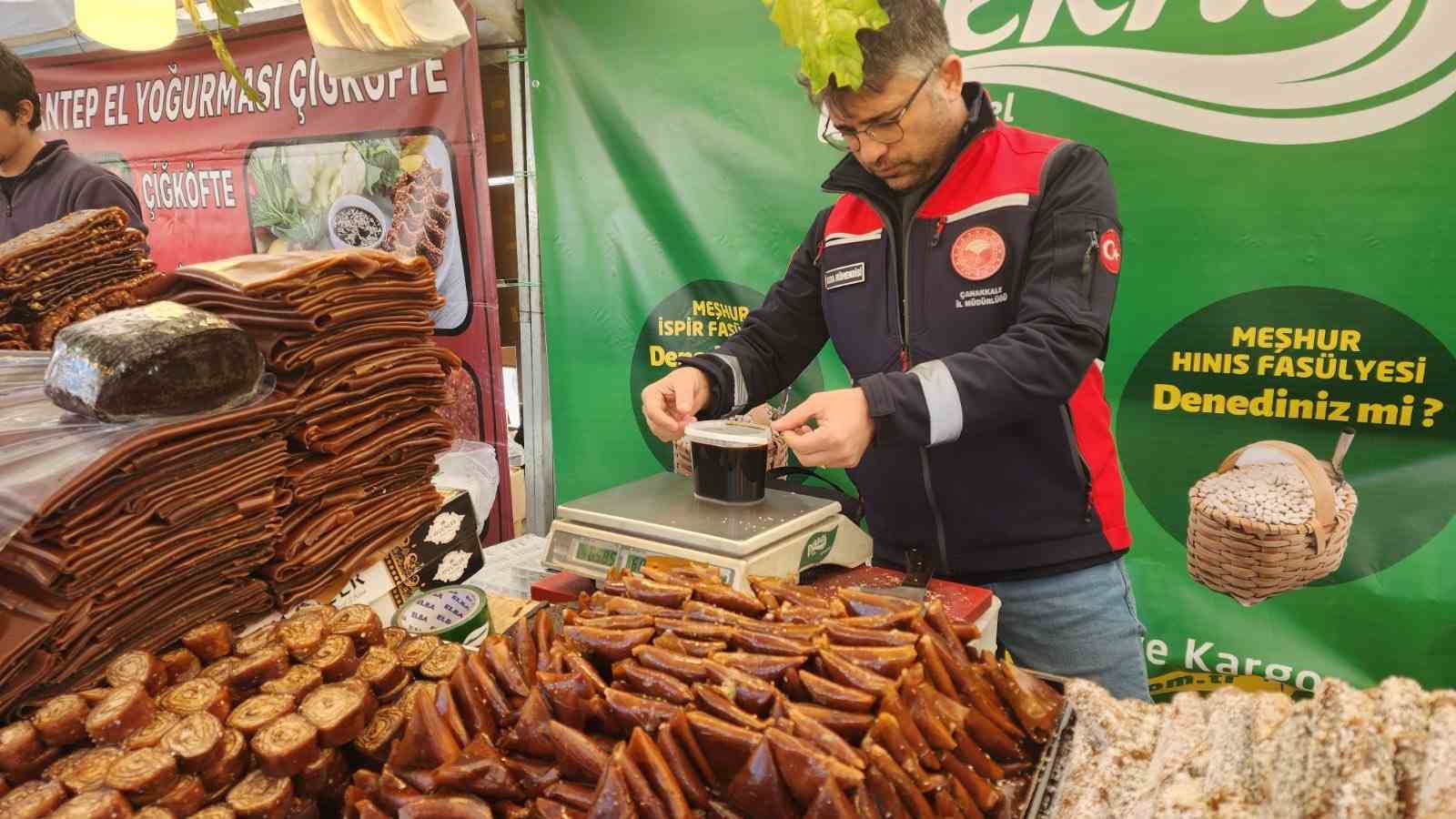 canakkalede yoresel urun festivalinde gida denetimi 3 5r6KbzdI