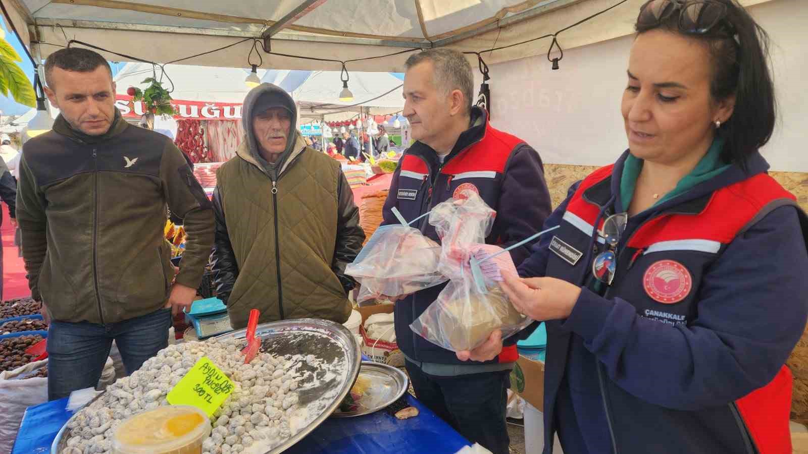 canakkalede yoresel urun festivalinde gida denetimi 5 Pu2XDalt