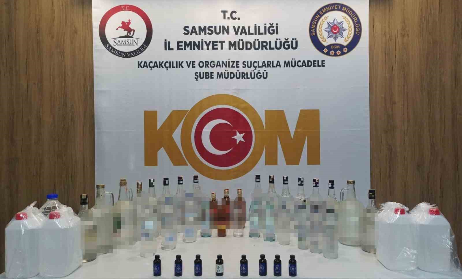 canikte sahte alkol ele gecirildi 0