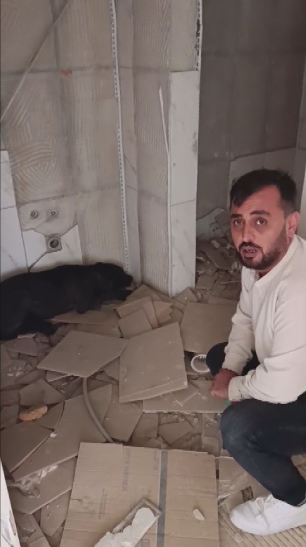 canini hice sayan hayvanseverin agir hasarli binadan kopegi kurtardigi anlar kamerada 2 3jjwgWX8