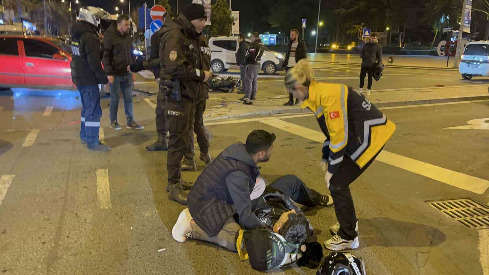 carpistigi arabanin uzerinden takla atti o anlar kamerada 2