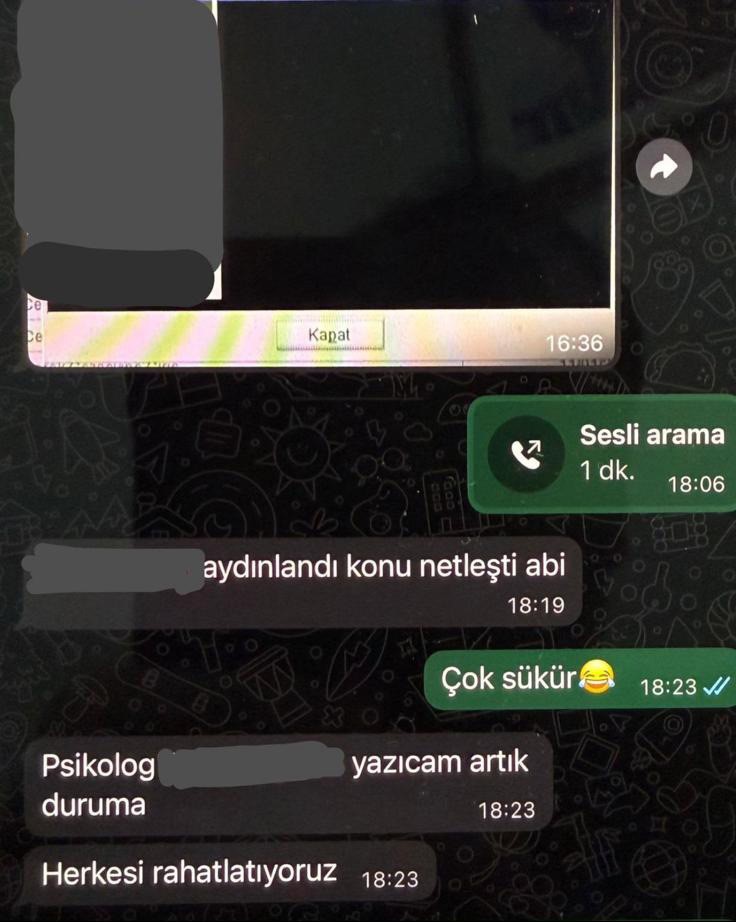 Casperlar soruşturmasında sıcak gelişme: WhatsApp yazışmaları ortaya çıktı 4 casperlar sorusturmasinda sicak gelisme whatsapp yazismalari ortaya cikti 0 j6dmJVYq