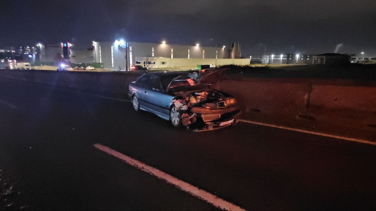 cerkezkoy cevre yolunda kaza 3 yarali 1