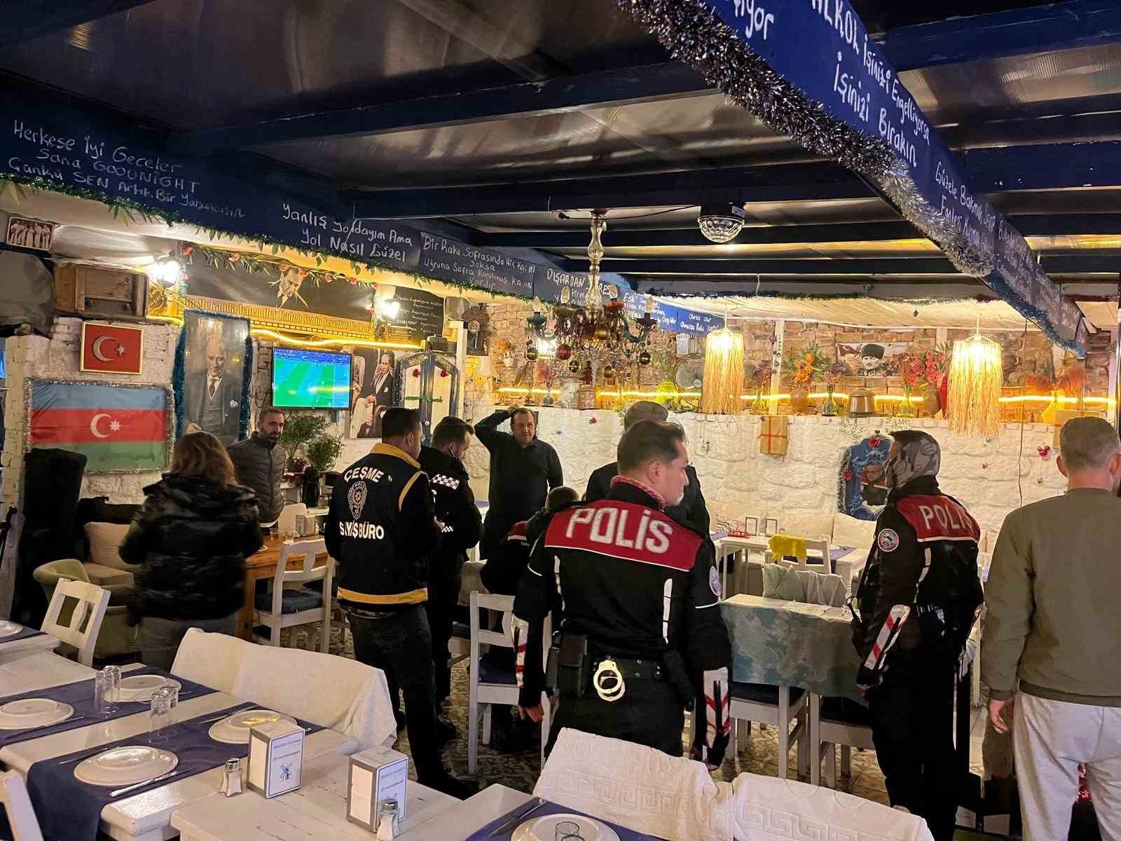 Çeşme’de yılbaşı öncesi ‘huzur’ denetimi 6 cesmede yilbasi oncesi huzur denetimi 2