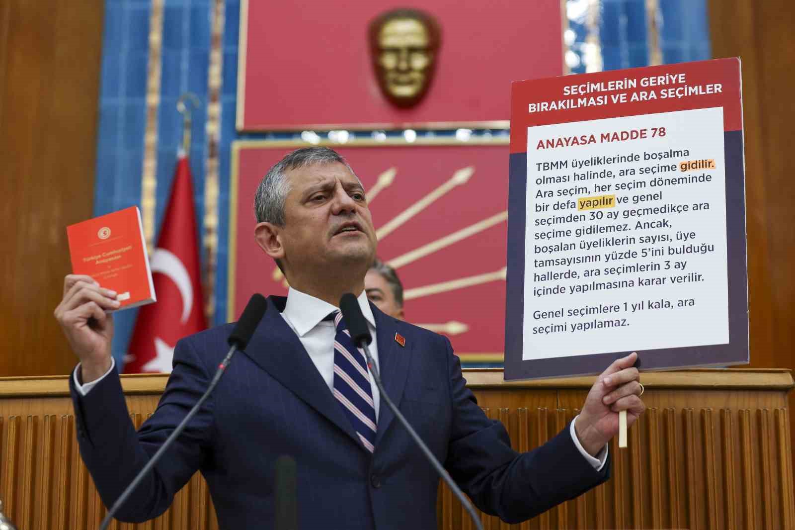 CHP lideri Özel: "Parlamenter sistemde güvenoyundan kaçanların şimdi de bir özgüven eksikliği ile seçimden kaçtığını görmekteyiz" 6 chp lideri ozel parlamenter sistemde guvenoyundan kacanlarin simdi de bir ozguven eksikligi ile secimden