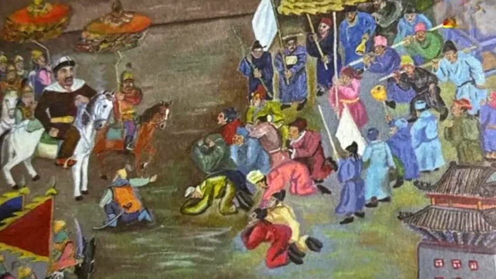 cindeki bir muzede kirgizlari ve manas destanini tasvir eden resimler bulundu 1 pEsYkghZ
