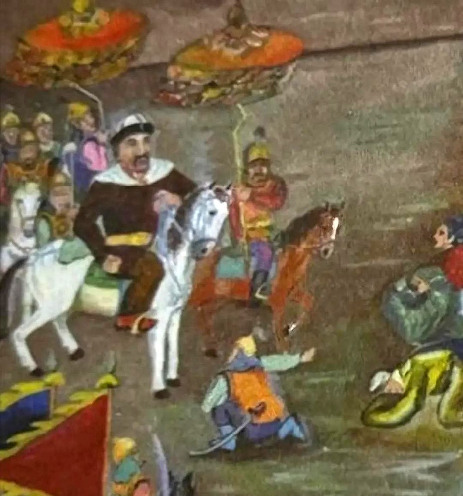 cindeki bir muzede kirgizlari ve manas destanini tasvir eden resimler bulundu 2 dfXI2j7D