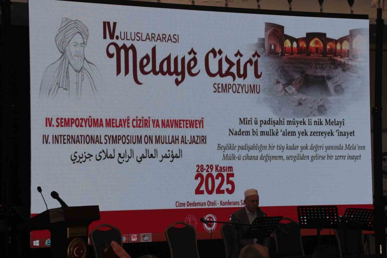 cizrede iv uluslararasi melaye ciziri sempozyumu basladi 2 jZ4wXED3