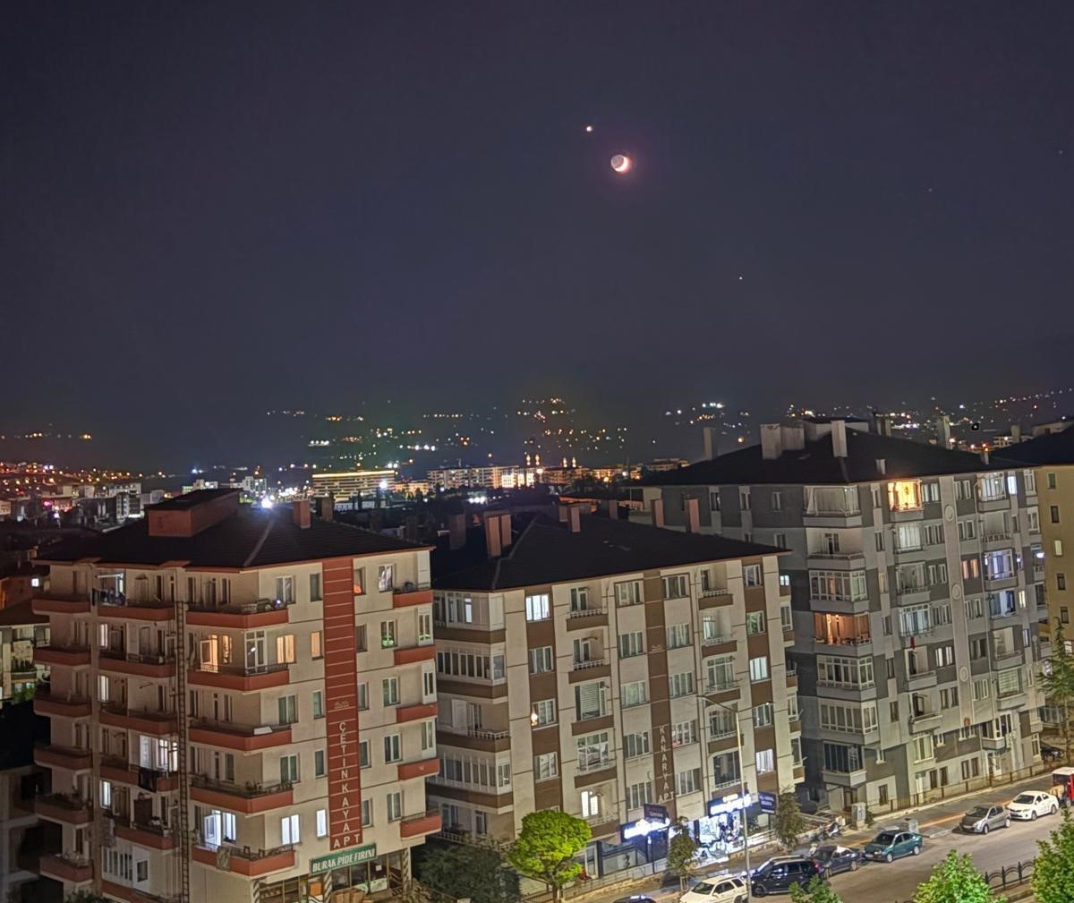 Çorum semalarında Ay ve Venüs buluşması 6 corum semalarinda ay ve venus bulusmasi 2 1wFySQ2N