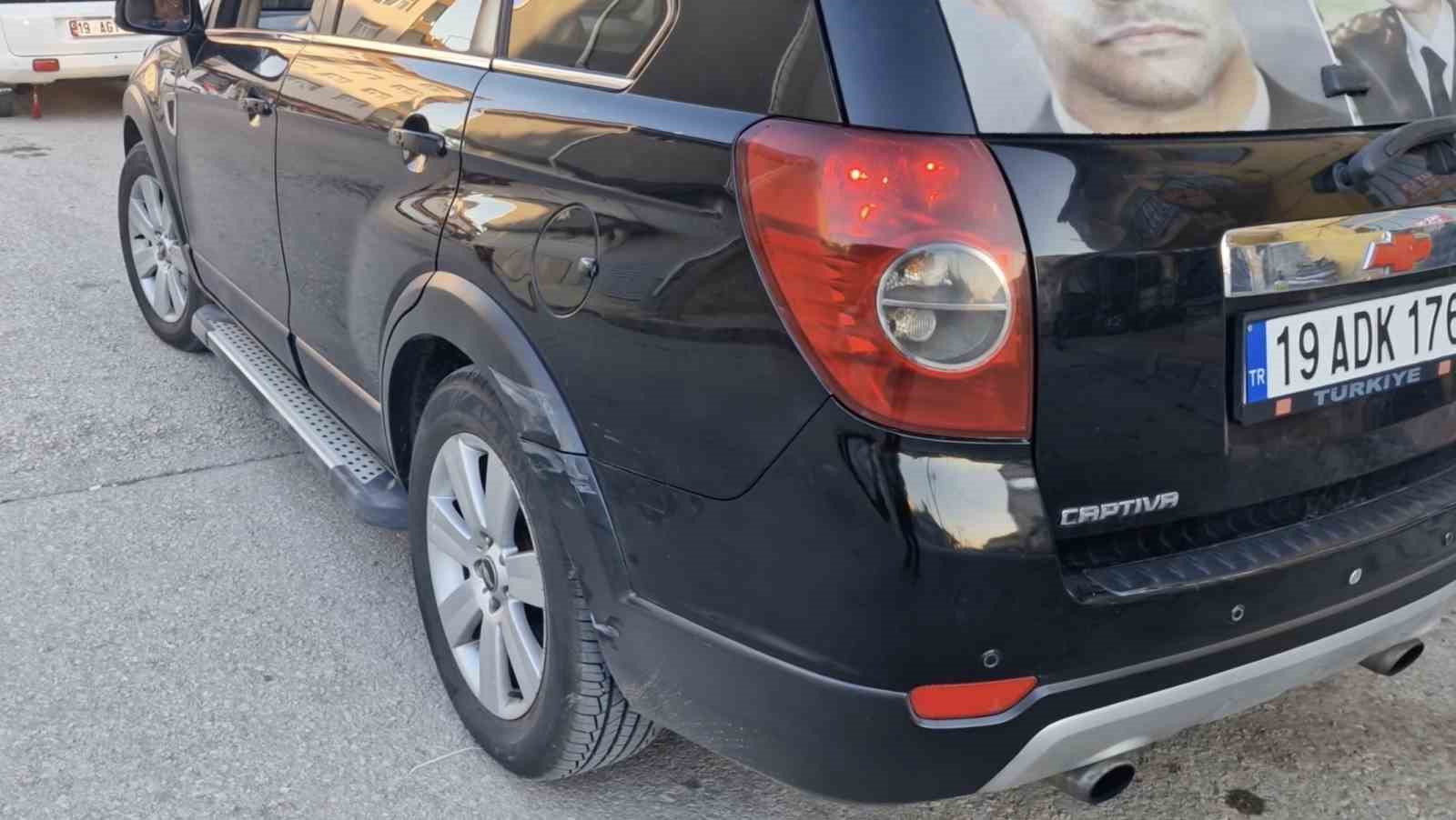 corumda alkollu surucu park halindeki 4 araca carpti 175 bin lira ceza yedi 1 j8g1Jc13