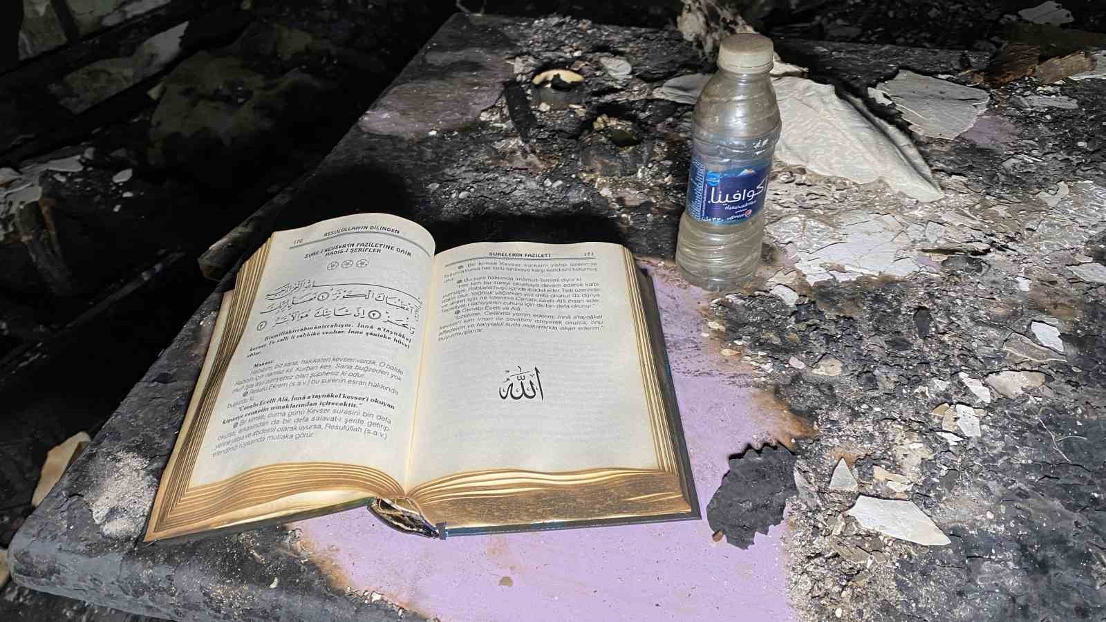 corumda yanan gecekonduda kuran i kerim meali zarar gormedi 3