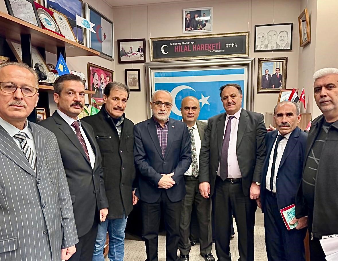 cumhurbaskani basdanismani topcu suriye turkmenlerinden olusan heyeti kabul etti 0 SThEYXZj
