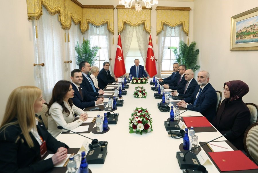 cumhurbaskani erdogan balkan baris platformu uyelerini kabul etti 0 Fj65Blce
