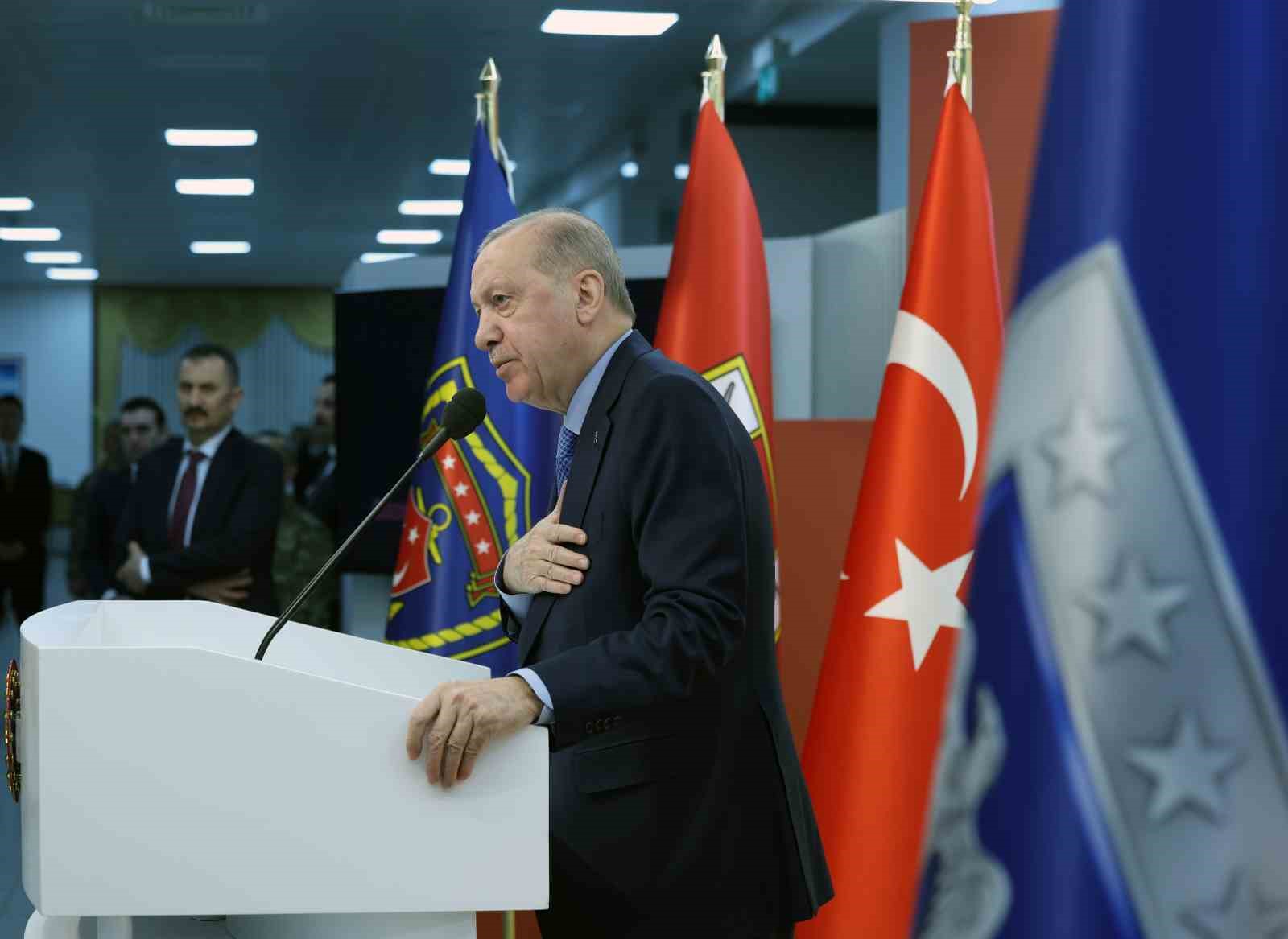 cumhurbaskani erdogan bu topraklarda huzur ve baris icinde yasamak istiyorsak caydiriciligimizi surekli arttirmak zorundayiz