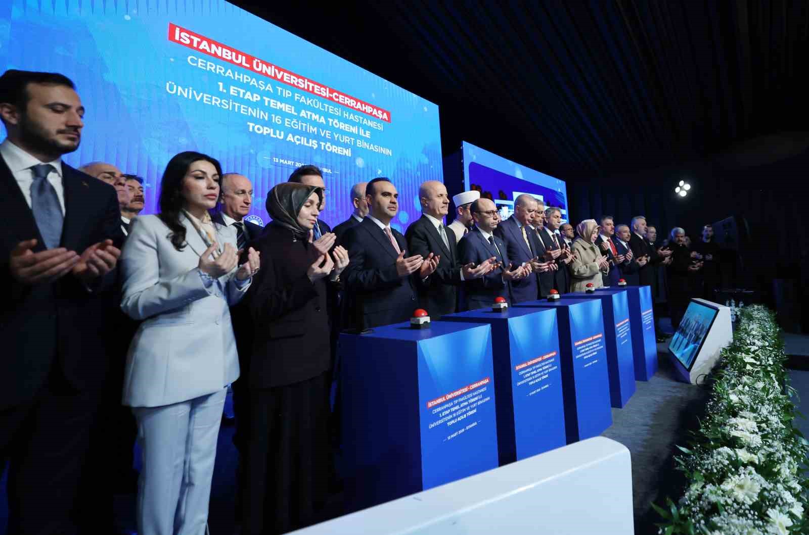 cumhurbaskani erdogan cerrahpasa tip fakultesi hastanesi insaatinda inceleme yapti 7