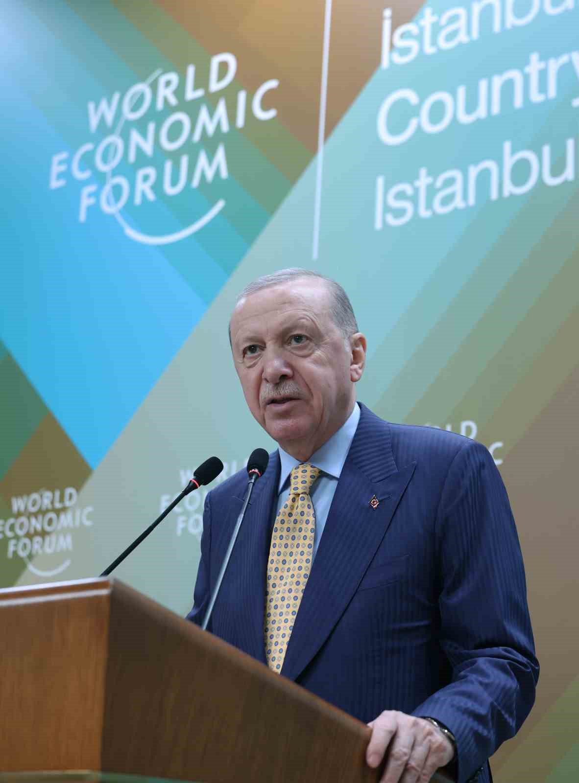 cumhurbaskani erdogan enerji piyasalarinda uretim bilisim ulasim ve ticaret aglarinin isleyisine kadar genis bir