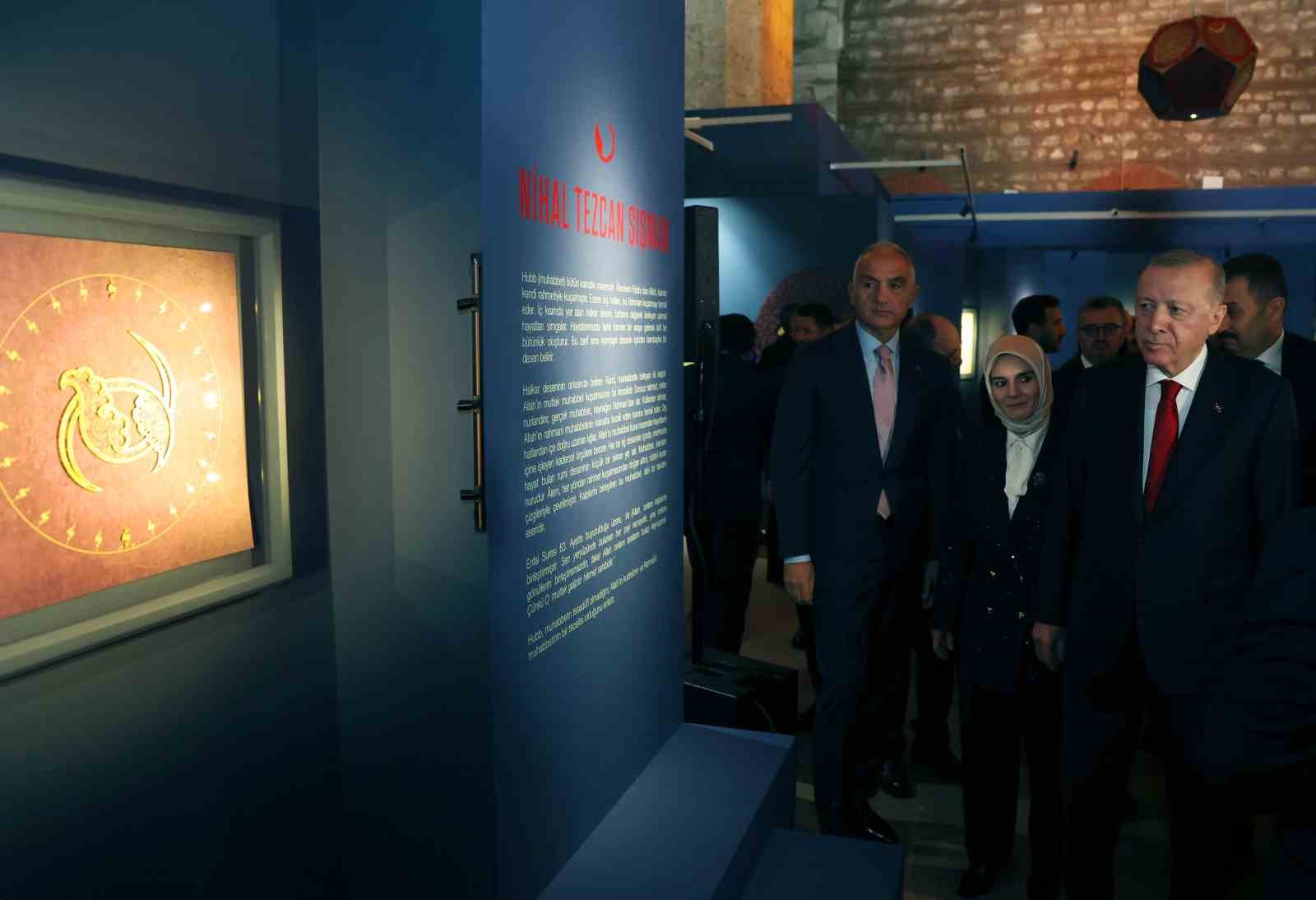cumhurbaskani erdogan hane islam eserleri sergisinin acilisini yapti 2