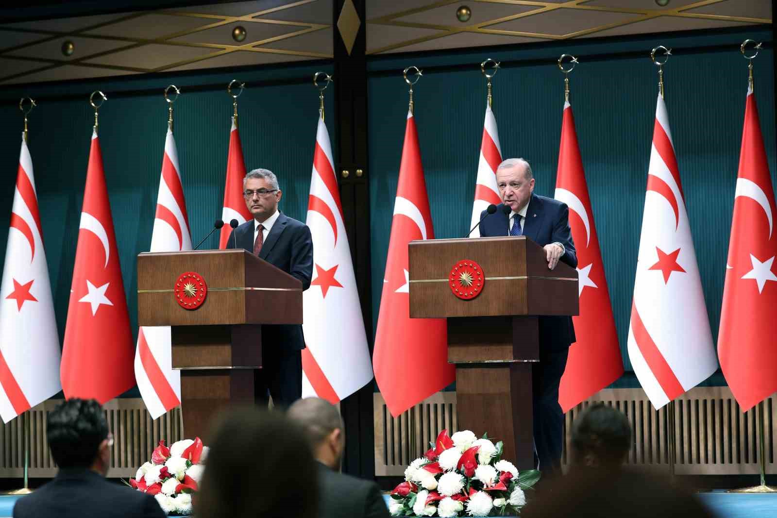 cumhurbaskani erdogan kibris meselesine en gercekci cozumun adada iki devletin bir arada var olmasindan gtz5LzBz