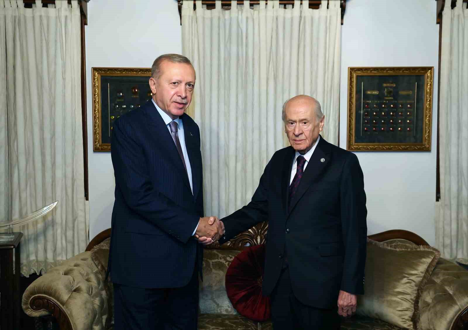 cumhurbaskani erdogan mhp lideri bahceli ile bir araya geldi 1