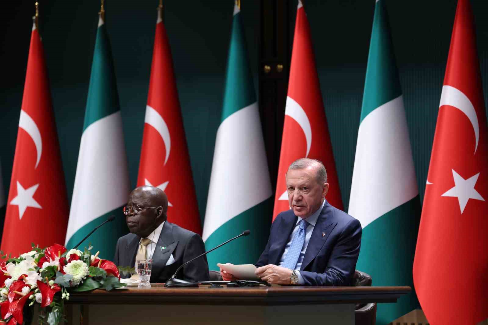 cumhurbaskani erdogan nijerya cumhurbaskani tinubu ile 5 milyar dolar ticaret hacmi hedefimize bagliligimizi teyit 1q1r3Mq2