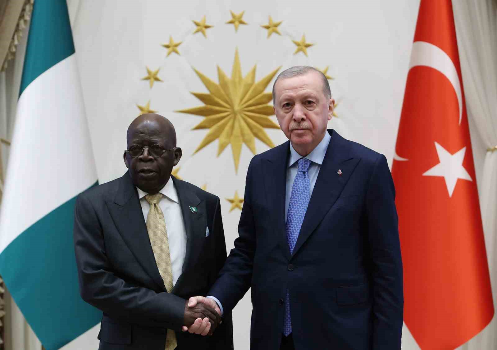cumhurbaskani erdogan nijerya cumhurbaskani tinubu ve beraberindeki heyetle bir araya geldi 0